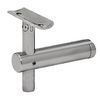 CRL HR2JPBS 316 Brushed Stainless Sunset Series Post Mounted Hand Rail Bracket