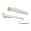 AIWA METAL SPF Bracket Long White 1 Pair AP-3029W