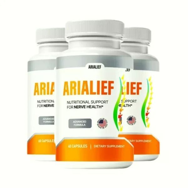 3-Pack Arialief Sciatic Relief Capsules Aria Lief Capsules - 180 Capsules