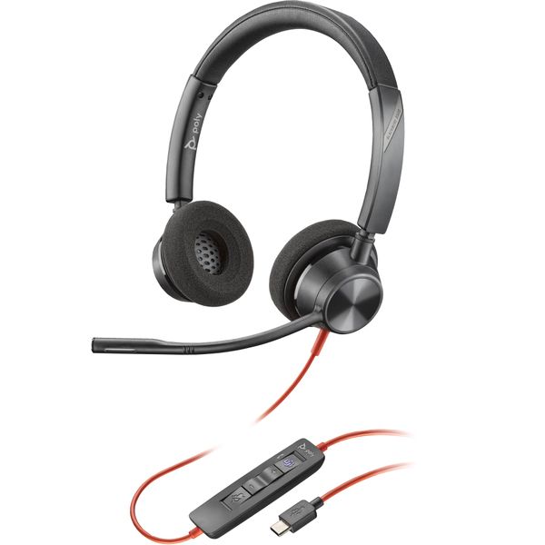 Poly Headset Blackwire C3320-M Stereo USB-C/A Teams