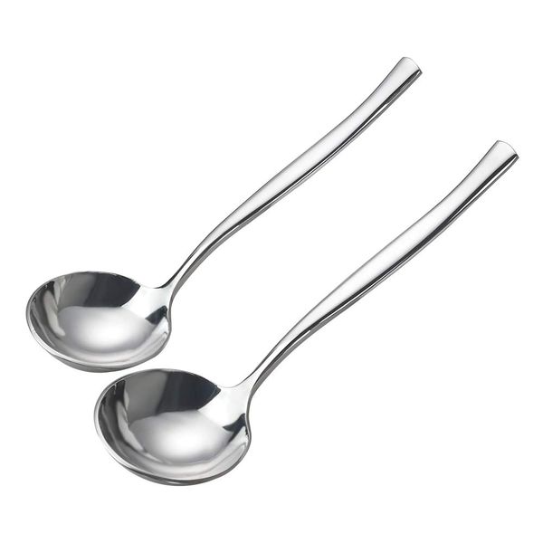 Joyeen Small Soup Ladle, Set of 2 Ladle Spoon Stainless Steel