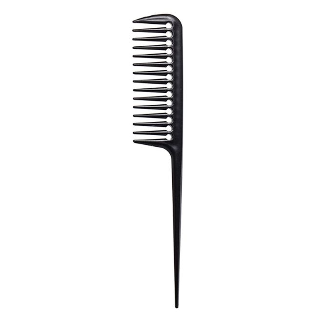 Wide Tooth Rat Tail Comb, Hair Styling Teasing Comb for Parting Braiding, Heat Resistant Anti Static Detangling Shampoo Texture Comb for for Afro Wet Curly Thick Hairstyles Salon Home Use