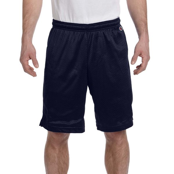Champion 3.7 oz. Mesh Short, 3XL, NAVY
