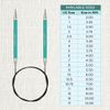 KnitPro Zing Fixed Circular Needles 40" (100cm) | Size 8.00mm