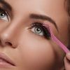 1pcs Lash Applicator,Stainless Steel Upgraded 2 in 1 Eyelash Applicator Tool, Lash Tool with Comb,DIY Eyelash Precise Applicator,Lash Tweezer for False Eyelash,Curved Eyelash Tweezers Nipper