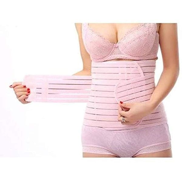 Healthcom Postpartum Belly Band Wrap Comfortable Postpartum Abdomen Recovery Belt After Birth Belly Band Pregnancy Corset Waist Belt Maternity Supports Belt Girdle Belly Binder Slimming Belt(Size:L)