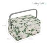 Hobby Gift Medium Sewing Craft Storage Box, Hydrangea, 18.5 x 25.5 x 14.5cm
