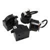 WANGCL 2PCS Compressor Start Relay 2Pin 15Ohm +2PCS Compressor Overload Protector 1/4HP for Refrigerator Repair