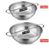 2 Piece Stainless Steel Mesh Micro-Perforat