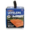 Tri-Lynx 00015 Lynx Levelers - 10 Pack , Orange