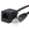 kenable Network CAT5e UTP Ethernet RJ45 Extension Male/Female Copper Cable 2m BLACK [2 metres]
