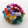 100% Wool Felt Balls - 60 Assorted Felt Balls - 1cm - 60 Colours