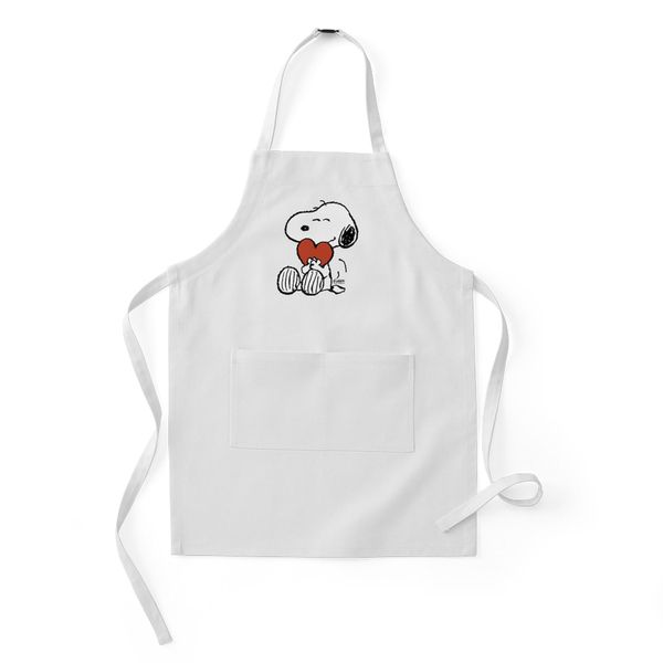 CafePress Peanuts: Snoopy Heart Kids Baking Apron