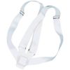 Double Strap White Web Carrying Belt