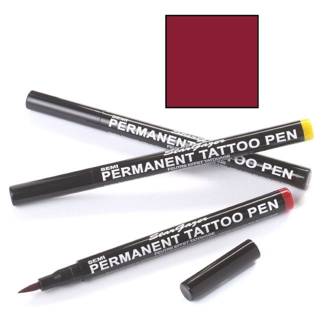 Stargazer - Semi-Permanent Tattoo Pen - 08 Fire Red