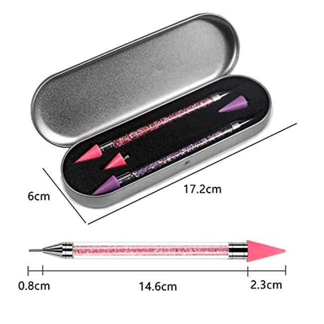 Jeweled Writing Pen - Pink + Diamond