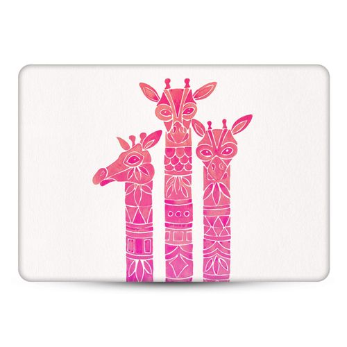 Head Case Designs Officially Licensed Cat Coquillette Pink Ombre Giraffes Animals Vinyl Sticker Skin Decal Cover Compatible with MacBook Pro 13.3" A1708