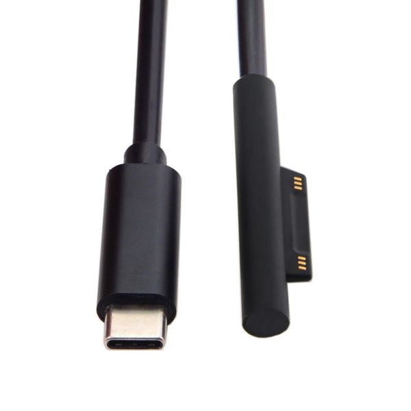 chenyang USB C to DC 12-15V Surface Pro3 Pro4 Pro5 Pro6 Book PD 65W Charging Cable