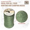 Rig'Em Right Waterfowl 1/4" Solid Braided Olive Green Polyester Utility Mainline Rope for Heavy Duty Decoy Line, Gang Rig Mainline Rope, Hunting, Camping, and More (150 Feet)