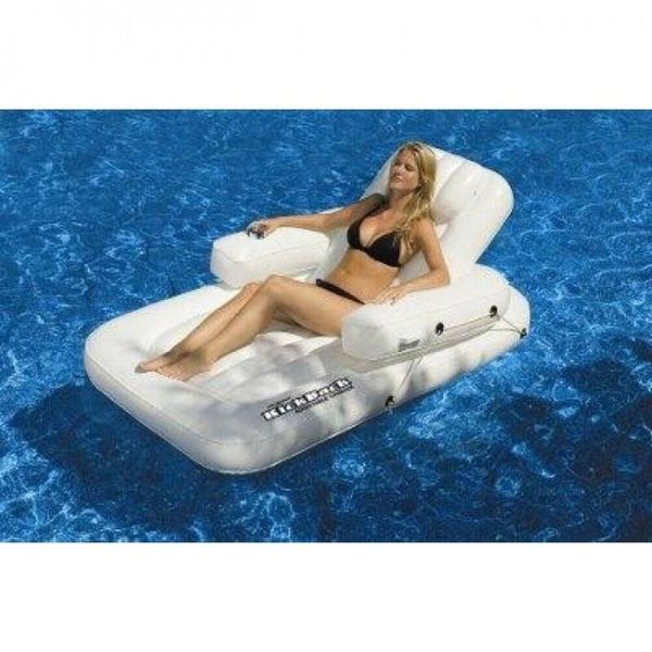 Swimline 90521 KickBack Adjustable Inflatable Swimming Pool Lounger