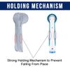 ibrush 4 Pieces Colorful Toothbrush Replacement Head Protecting Cover Compatible with Oral-B Electric Toothbrush