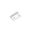 sourcing map 1.06" Hinge Silver Door Cabinet Hinges Fittings Brushed Chrome Plain 4pcs