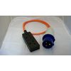 Generator 32 Amp Plug To 13 Amp Twin Socket 2.5mm cable (1m)