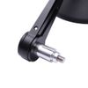 2x Motorcycle 7/8" Handle Bar End Side Mirror for Indian Scout Bobber Criuser
