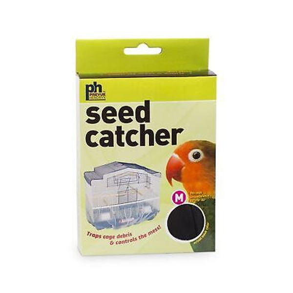 Prevue Pet Products 821B Mesh Bird Seed Catcher, Black, Medium/8"