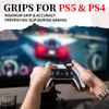PlayRealm NO Falling Off Thumbstick Extender x 2 & Thumb Grip x 4 for PS5 & PS4 Controller (Goku)