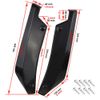 For Dodge Durango Front Bumper Lip Splitter Spoiler Body Kit Side Skirt