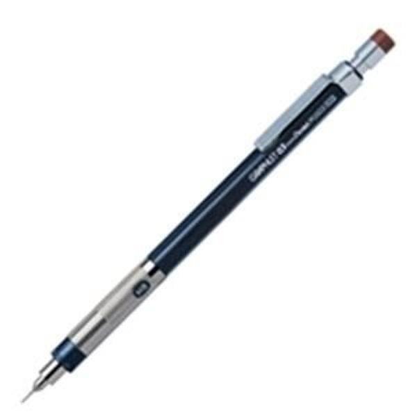 (Cases-White-Rubber, Set of 6) For Pentel drafting Mechanical Pencils/Glacier Pen [Core Diameter: 0.3 mm] Graph Let PG503 – Ed X 6 Set