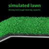 BigTron Basking Platform Simulation Grass Turtle Ramp, Turtle Resting Basking Dock Floating Décor for Aquatic Reptile Terrapin (Medium)