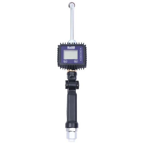 CUBELLIN Digital Oil Control Valve Meter Nozzle with 1/2BSP Inlet Digital Pneumatic Oil Dispenser Gun Transfer Pump with Flow Meter