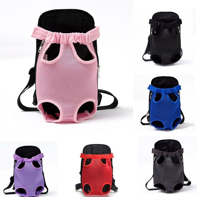 Pink Breathable Cat Carrier Backpack Pet Cat Small Dogs Outdoor