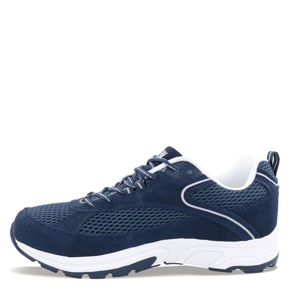 Drew Men's Aaron Comfortable Diabetic Friendly Walking Shoe with Extra Depth 8.5 6E US Navy