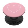 PopSockets White Heart Pink PopSockets PopGrip: Swappable Grip for Phones & Tablets