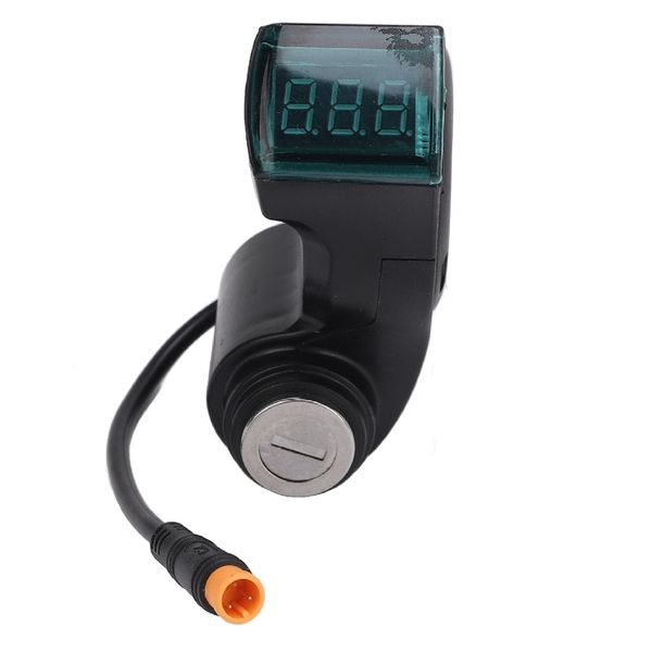 Alomejor Electric Scooter Handle Switch Lock ABS Professional Technology Switch Lock with Screen 2 Keys for M5