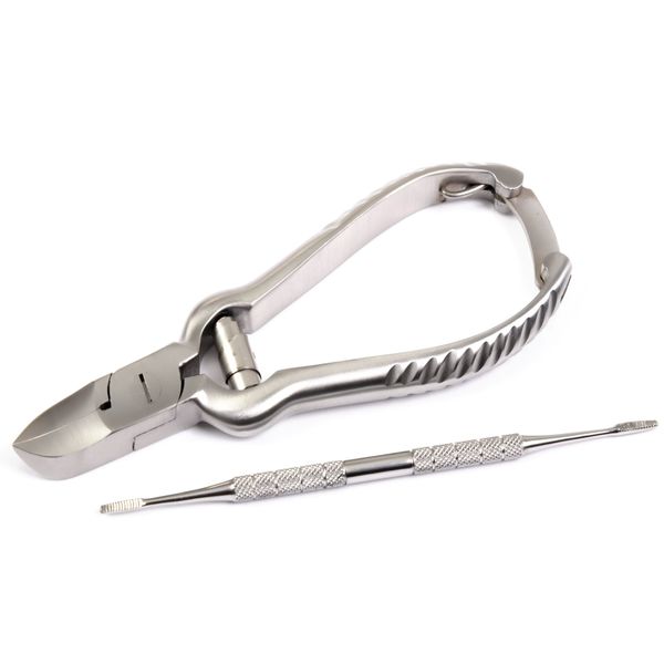 2 Piece Chiropody Ingrown Toenail Clipper Nipper Podiatry Podiatrist Kit Autoclavable