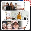 71''Smart Tracking Selfie Stick & Tripod Stand with 360°Rotation 2LED Fill Light