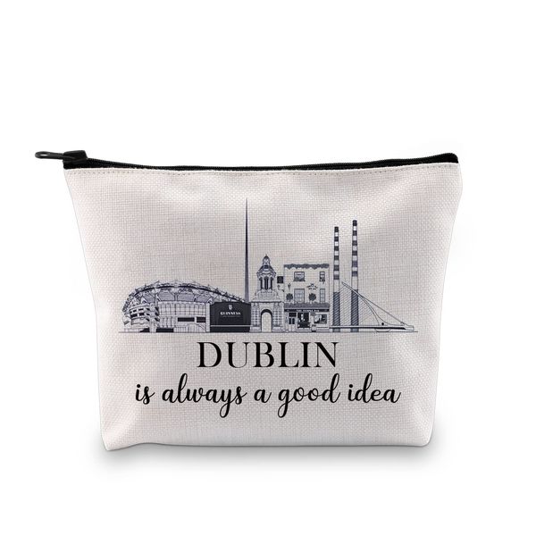 Dublin Holiday Vacation Trip Surprise Gift UK Travel Gift Irland Vacation Gift Dublin Irland Reise Souvenir Geschenk Reise Make-up Tasche für irisches Mädchen