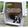 PetFusion Premium Kleine Hunde- oder Katzendecke (79x69 cm). Reversible Grey Micro Plüsch. [100% weicher Polyester]