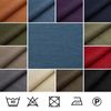 Authentic Eco Linen Basic - Medium Weight Linen Fabric Made of Pure Flax Fibres (Dark Grey)