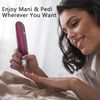 Professional Manicure & Pedicure Kit: Rechargeable Nail Grinder for Thick Nails