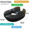 Donut Pillow Coccyx Seat Cushion for Prostate, Sciatica, Pelvic Floor, Pressure