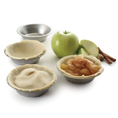 Norpro Set Mini Pie pan, 1 EA, Silver