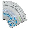 60 Powerone Hearing Aid Batteries Size: 675