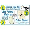 Instant Smile Emergency Temporary Fake Tooth Replacement Kit, Dark Natural Shade