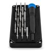 iFixit Minnow Precision Bit Set, Pocket-Sized Portable bit Set with 16 mini-bits (4 mm) & Precision Screwdriver for Repairing Electronics Like iPhone