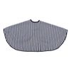 Barber Cape, 2Pcs Cloak Short Washable Soft Cloth Hair Cutting Hairdressing Salon Gown Bib Apron Vertical Stripes, Black & White